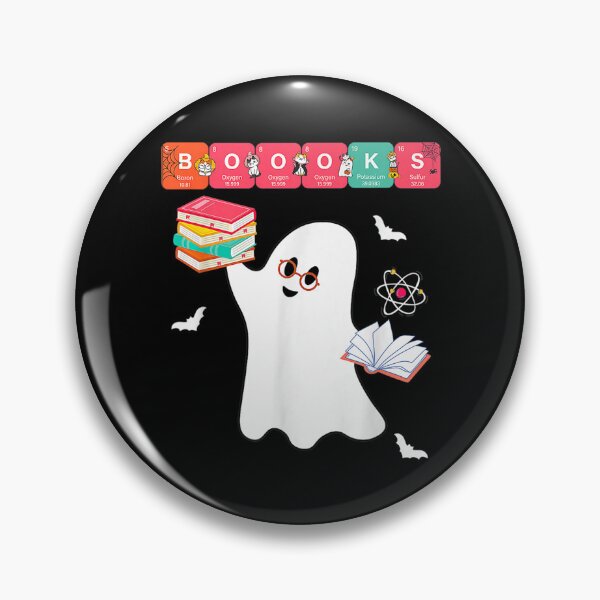 Item preview, Halloween Boooks Ghost PTable Chemistry Students Teachers designed and sold by Borekturecek.