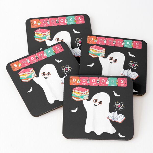 Item preview, Halloween Boooks Ghost PTable Chemistry Students Teachers designed and sold by Borekturecek.