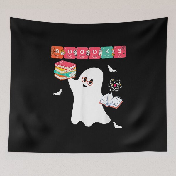 Item preview, Halloween Boooks Ghost PTable Chemistry Students Teachers designed and sold by Borekturecek.