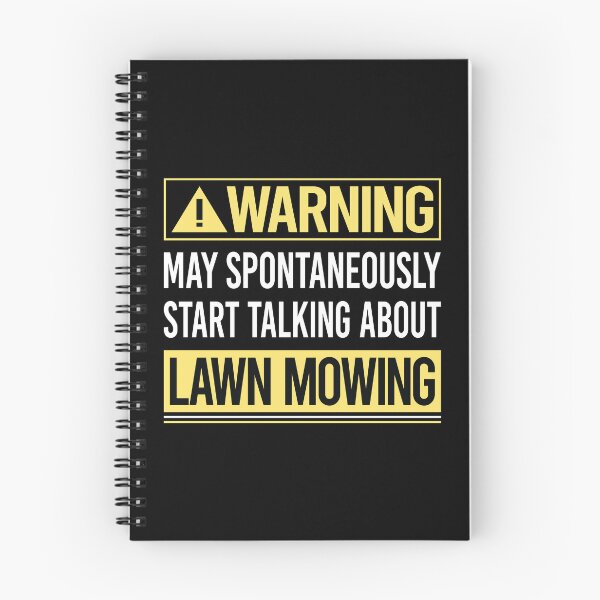 Item preview, Warning About Lawn Mowing Mower Lawnmower designed and sold by WrightTrouble.