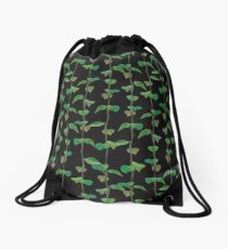 Leaves Net Drawstring Bag