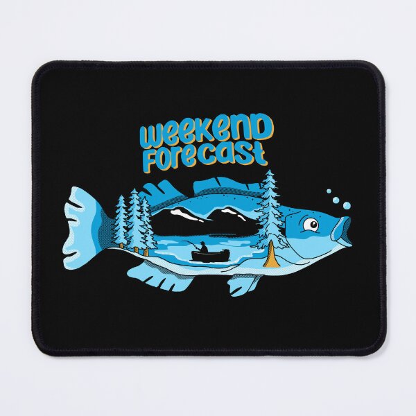 Item preview, Fishing Weekend Forecast designed and sold by ethnicdrawing.