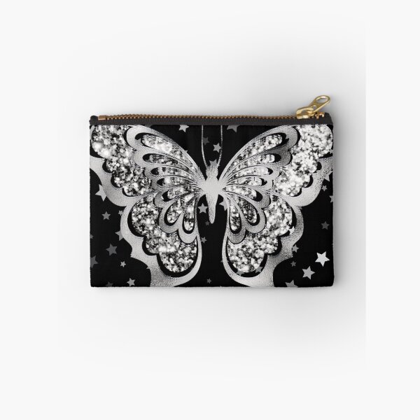 Item preview, Silver Starry Glitter Butterfly Design designed and sold by mbuz90.