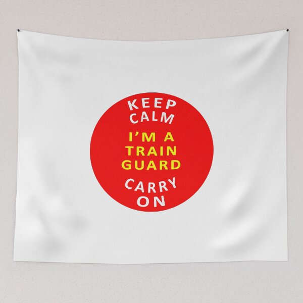 Item preview, Keep Calm - Carry On - Train Guard designed and sold by Ars-flos-est.