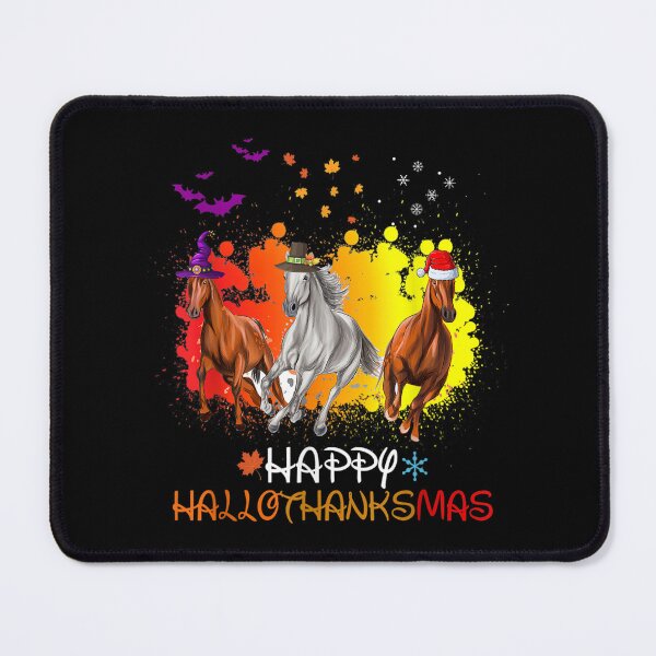 Item preview, Horse Halloween Witch Merry Christmas Happy Hallothanksmas designed and sold by Casenriddle.