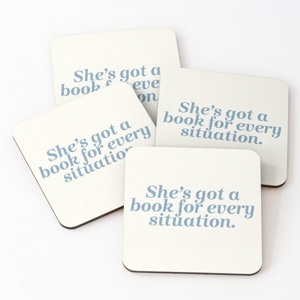 Item preview, She’s got a book for every situation. designed and sold by Lavannya.