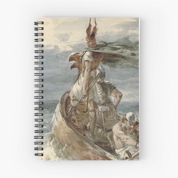 Item preview, Vintage Raiding Vikings Painting (1873) designed and sold by BravuraMedia.