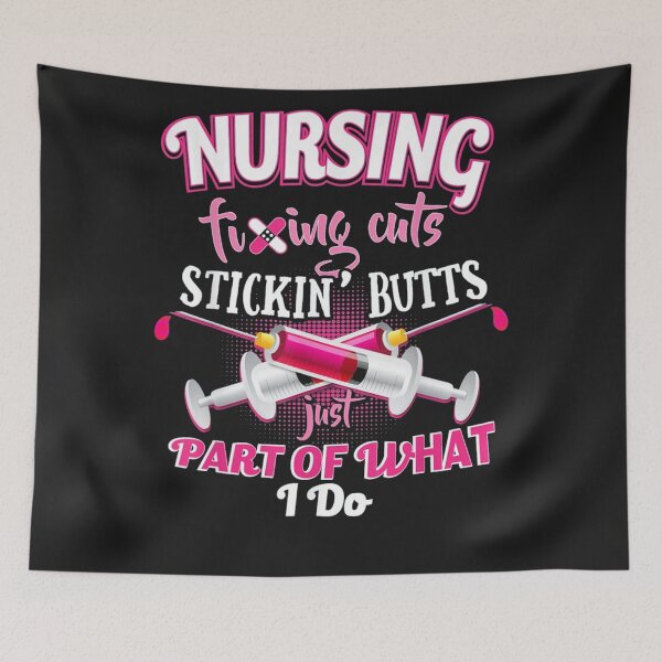 Item preview, Nursing Fixing Cuts and Stickin Butts designed and sold by Irundell2020.