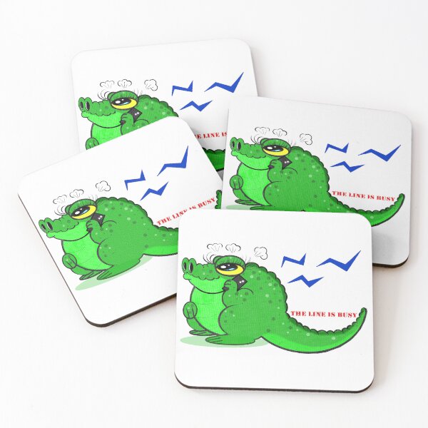 Artikelvorschau, Die Leitung ist besetzt - Alligator entworfen und verkauft von Shirley cute art .