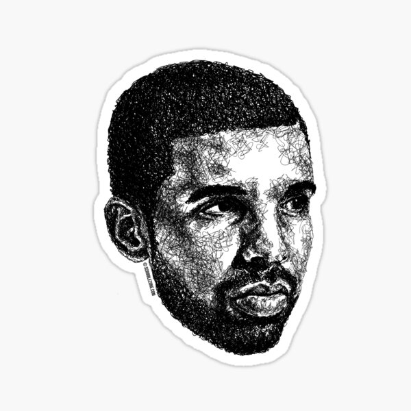 Scribbled Drizzy Sticker