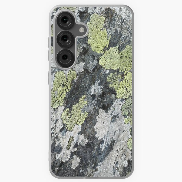 Item preview, Green Lichen on White and Grey Stones designed and sold by Sinemathk.