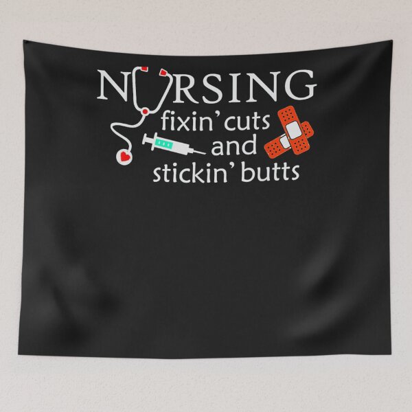 Item preview, Nursing Fixing Cuts and Stickin Butts designed and sold by Irundell2020.