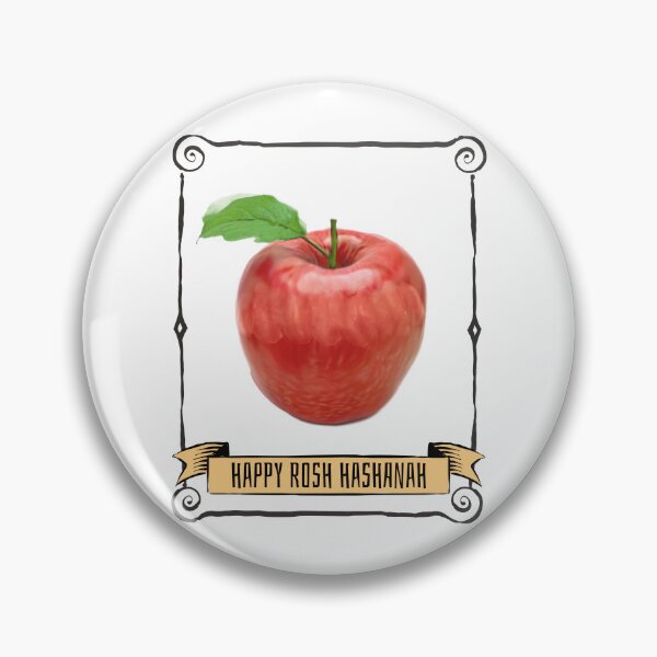 Item preview, Happy Rosh Hashanah New Year Gift Apple designed and sold by NivousArts.