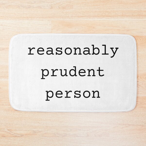 Item preview, reasonably prudent person designed and sold by patentsAurUs.