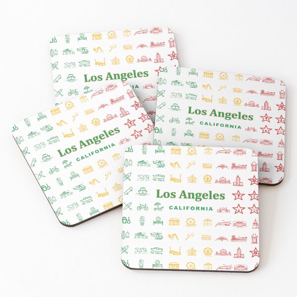 Item preview, Los Angeles, California - Popular Attractions designed and sold by leemcnut.