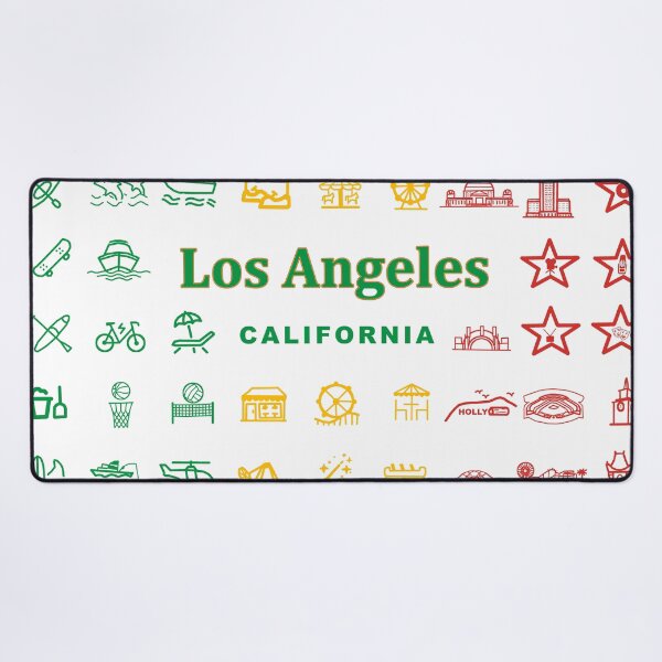 Item preview, Los Angeles, California - Popular Attractions designed and sold by leemcnut.