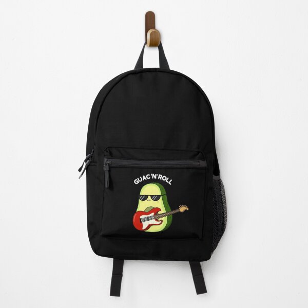 Artikelvorschau, Guac And Roll Rocker Lustige Avocado-Wortspiele (Dark BG) entworfen und verkauft von punnybone.