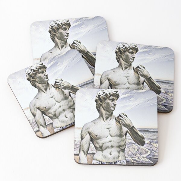 Item preview, Michelangelo's David on the beach designed and sold by ramazis.