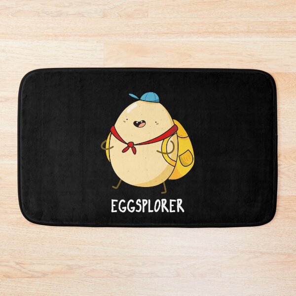 Item preview, Eggsplorer Explorer Funny Egg Puns (Dark BG) designed and sold by punnybone.