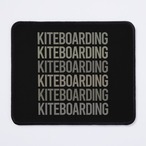 Item preview, Gray Text Art Kiteboarding Kiteboard Kiteboarder designed and sold by TartSpiderWeb.