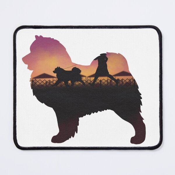 Item preview, Sunset Samoyed designed and sold by Spinyflowerart.