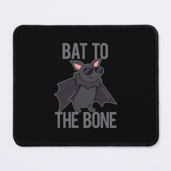 Item preview, Bat To The Bone Funny Bat Puns (Dark BG) designed and sold by punnybone.