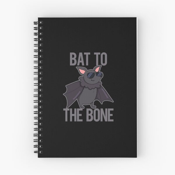 Item preview, Bat To The Bone Funny Bat Puns (Dark BG) designed and sold by punnybone.