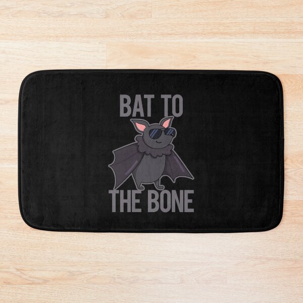 Item preview, Bat To The Bone Funny Bat Puns (Dark BG) designed and sold by punnybone.