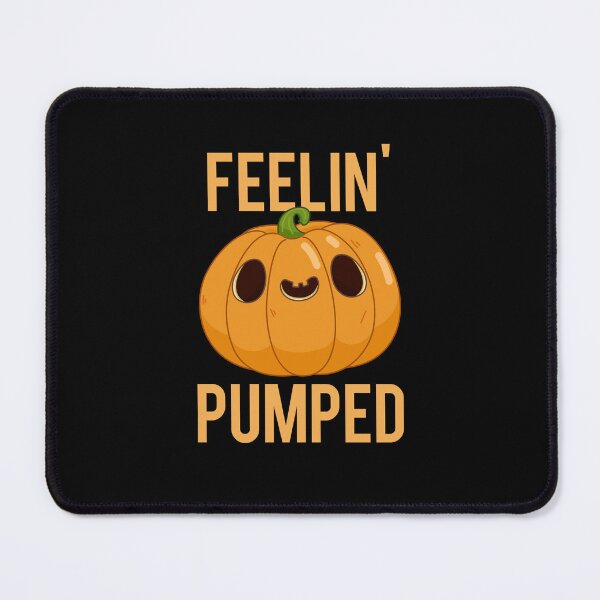 Item preview, Feelin Pumped Funny Pumpkin Puns (Dark BG) designed and sold by punnybone.
