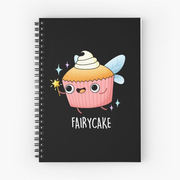 Item preview, Fairy Cake Funny Cupcake Puns (Dark BG) designed and sold by punnybone.