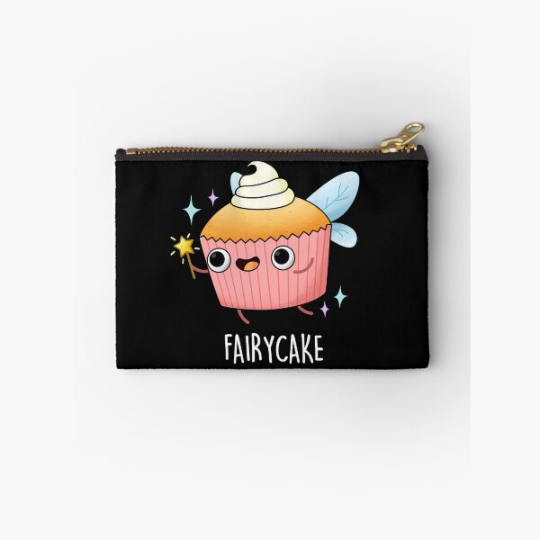 Item preview, Fairy Cake Funny Cupcake Puns (Dark BG) designed and sold by punnybone.