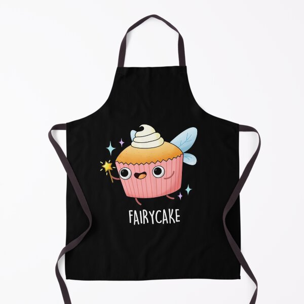 Item preview, Fairy Cake Funny Cupcake Puns (Dark BG) designed and sold by punnybone.