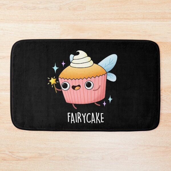 Item preview, Fairy Cake Funny Cupcake Puns (Dark BG) designed and sold by punnybone.