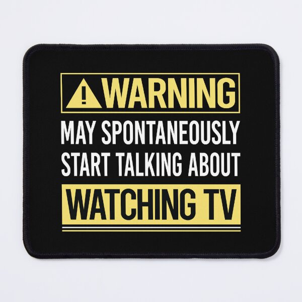 Item preview, Warning About Watching TV designed and sold by WrightTrouble.