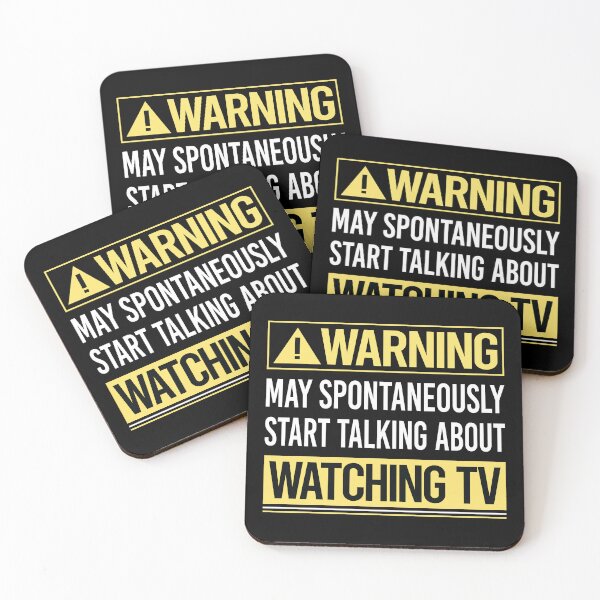 Item preview, Warning About Watching TV designed and sold by WrightTrouble.