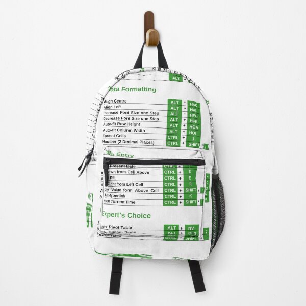 Item preview, Excel Shortcuts White and Black designed and sold by RaziCollection.