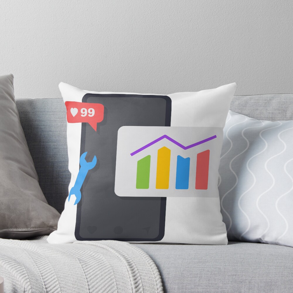 Item preview, Throw Pillow designed and sold by GraphicMall.