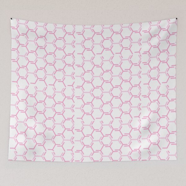 Item preview, Hexa Honeycomb Pink designed and sold by Rusembell.