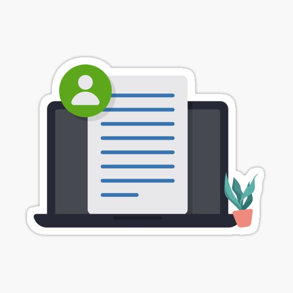 "Information center, customer online communication" Sticker for Sale by