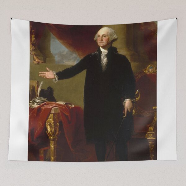 Item preview, Vintage George Washington Portrait Painting 2  designed and sold by BravuraMedia.