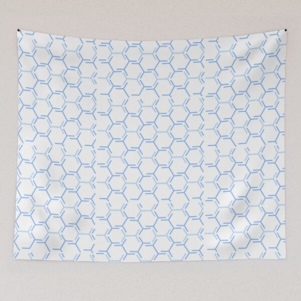 Item preview, Hexa Honeycomb Blue designed and sold by Rusembell.