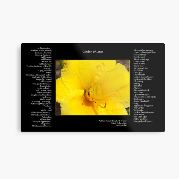 Garden Of Love ... Metal Print
