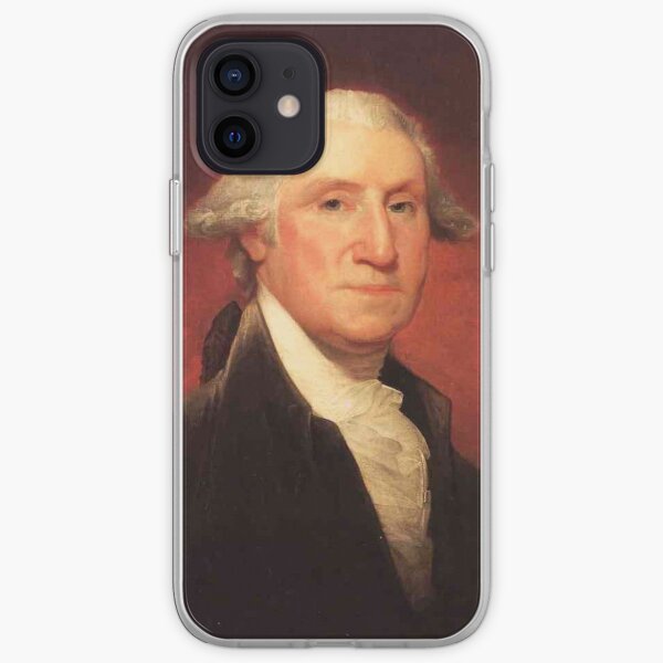 Vintage George Washington Portrait Painting iPhone Soft Case