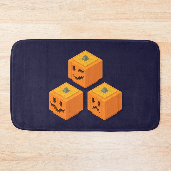 Item preview, Halloween Pumpkin Three Isometric Jack-O-Lanterns designed and sold by wolfkin-design.