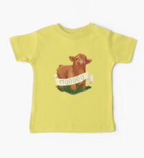 Baby Highland Cow Baby Tee