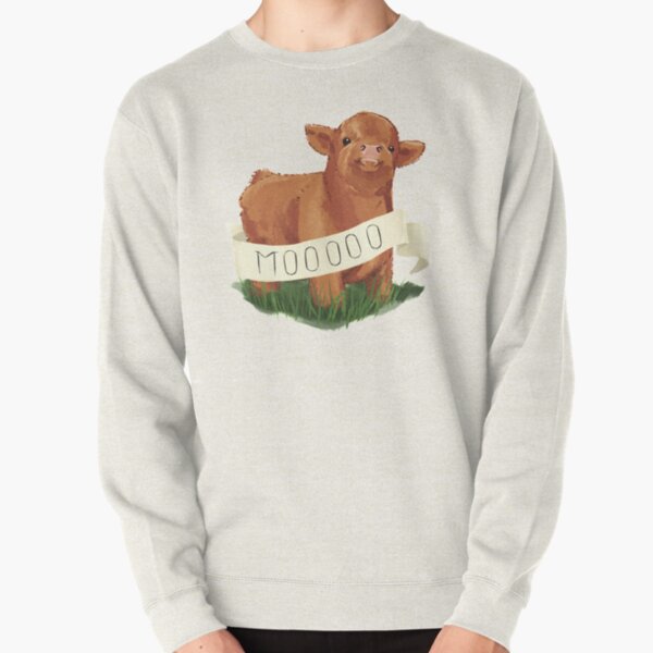 Baby Highland Cow Pullover Sweatshirt