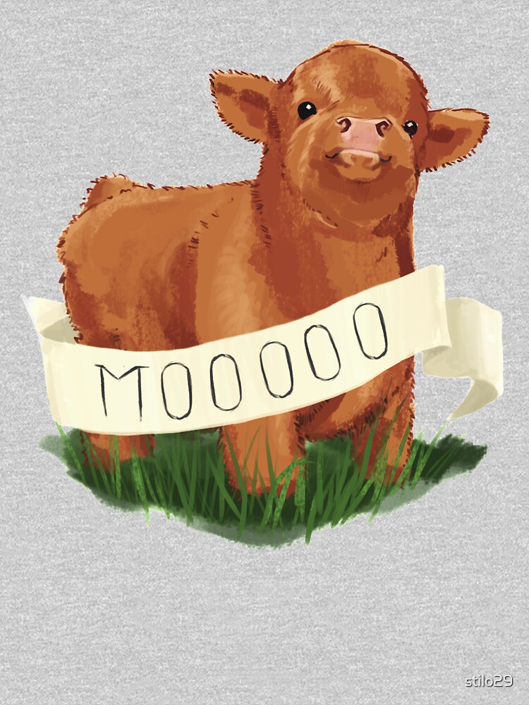 Baby Highland Cow by stilo29