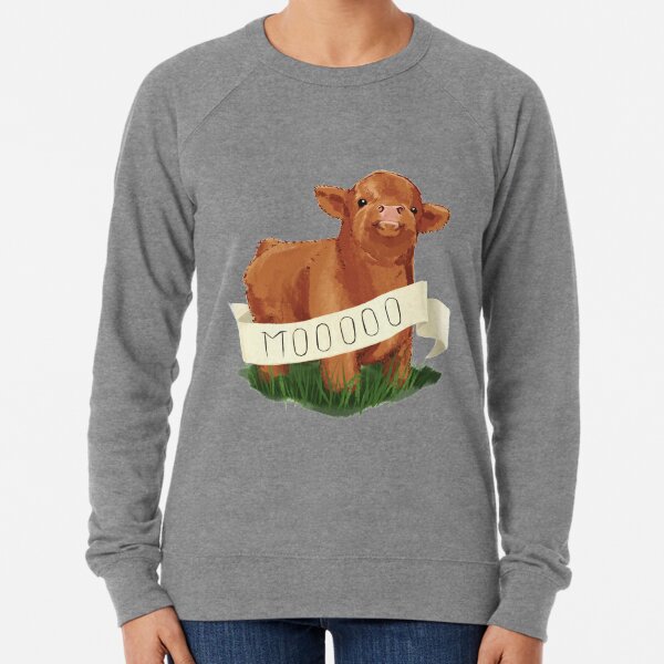 Baby Highland Cow Lightweight Sweatshirt