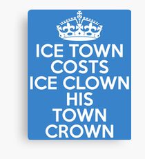 ICE TOWN Canvas Print