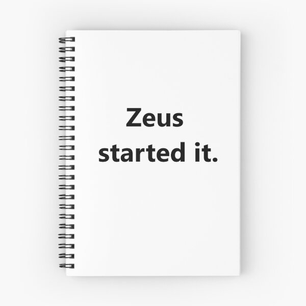 Item preview, Greek Mythology Blame- Zeus Started It. designed and sold by looloobug01.